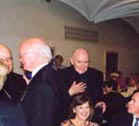 It seems only yesterday that he and I were young priests together, and only a little after that, that he was celebrating his 25' anniversary of ordination at a great South Side gathering. Many great people came for that event, including the late Daniel Patrick Moynihan, who fixed his blue eyes on mine and only sentence he ever addressed to me, "Where did you get that drink?"
